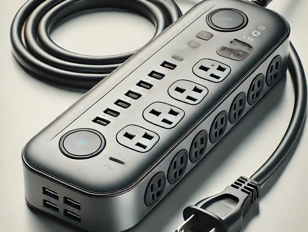 A surge protector in a Dripping Springs, Texas home.