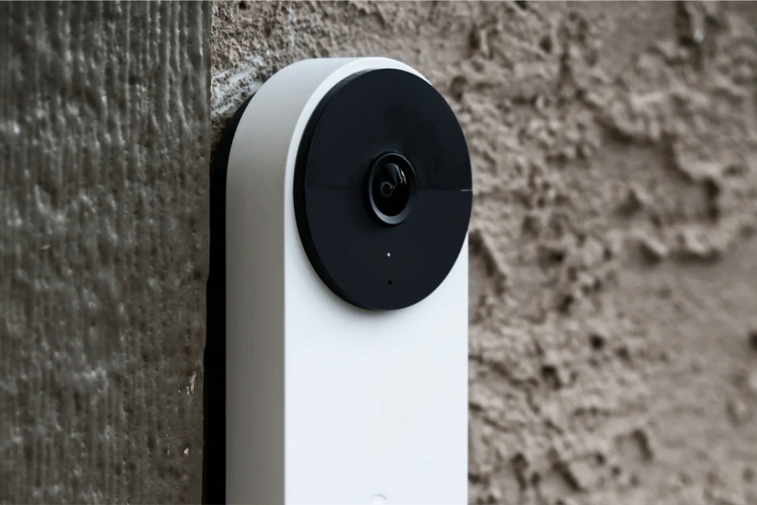 Installing a smart doorbell on a home entryway in Dripping Springs