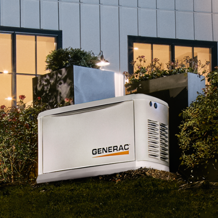 Generac home generators - professionally installed and maintained by PowerMean Electrical, Central Texas